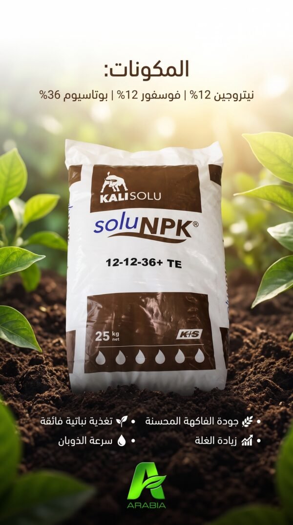 KALI SOLU N P K 12-12-36+TE 25KG