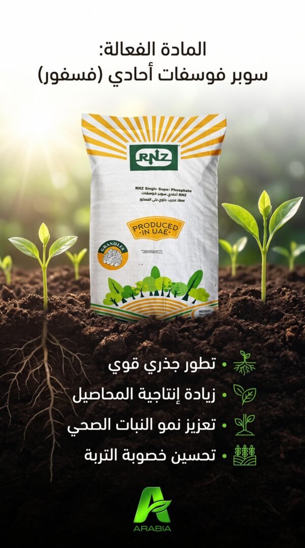 سوبر فوسفات أحادي (Single Superphosphate - SSP)