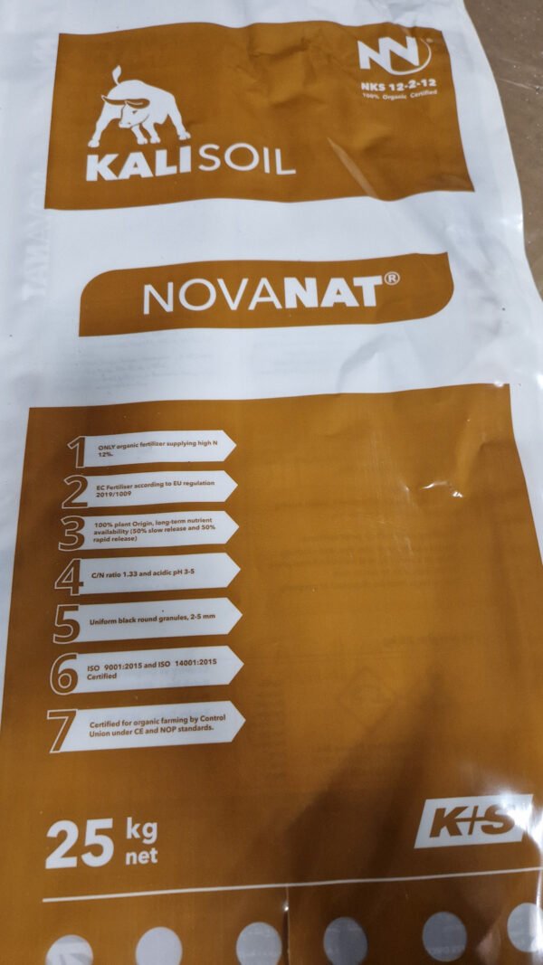 novanat bag KALI SOIL NOVA NAT 25KG
