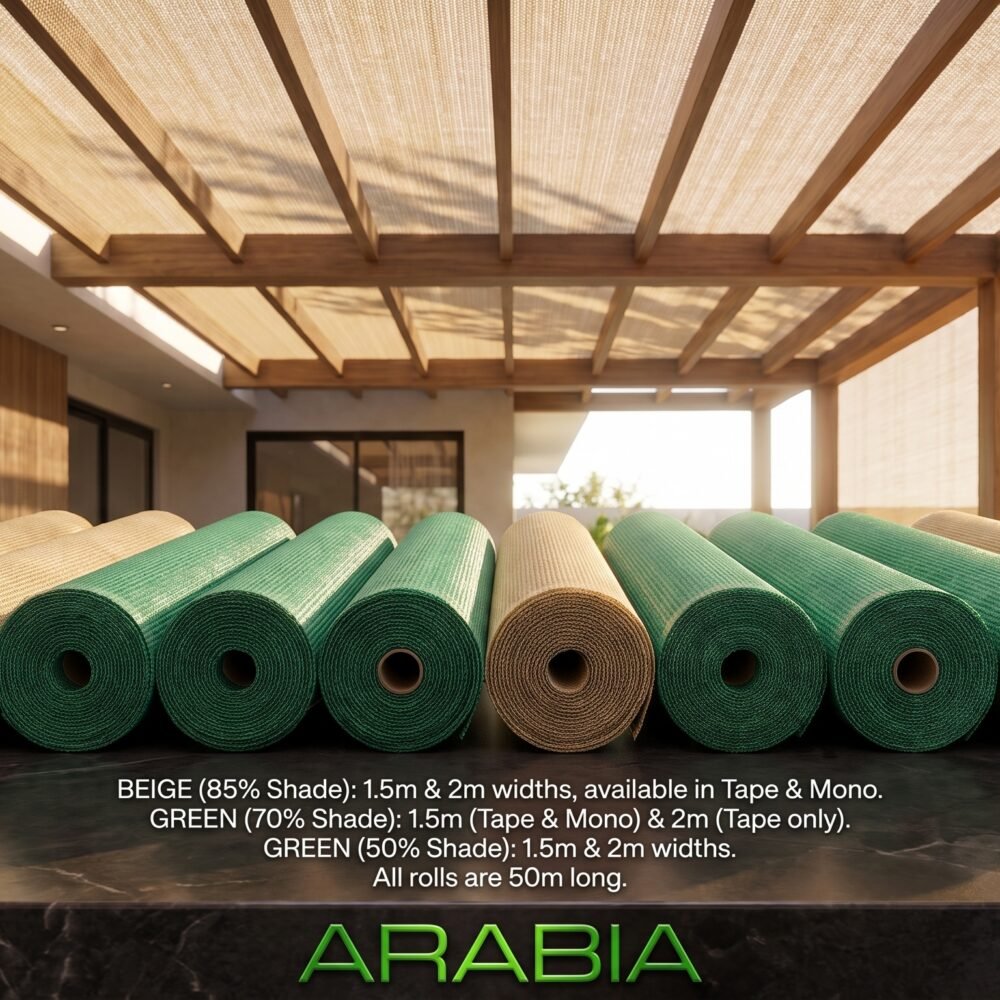 SHADE NET 3*100 70% KOREA GREEN